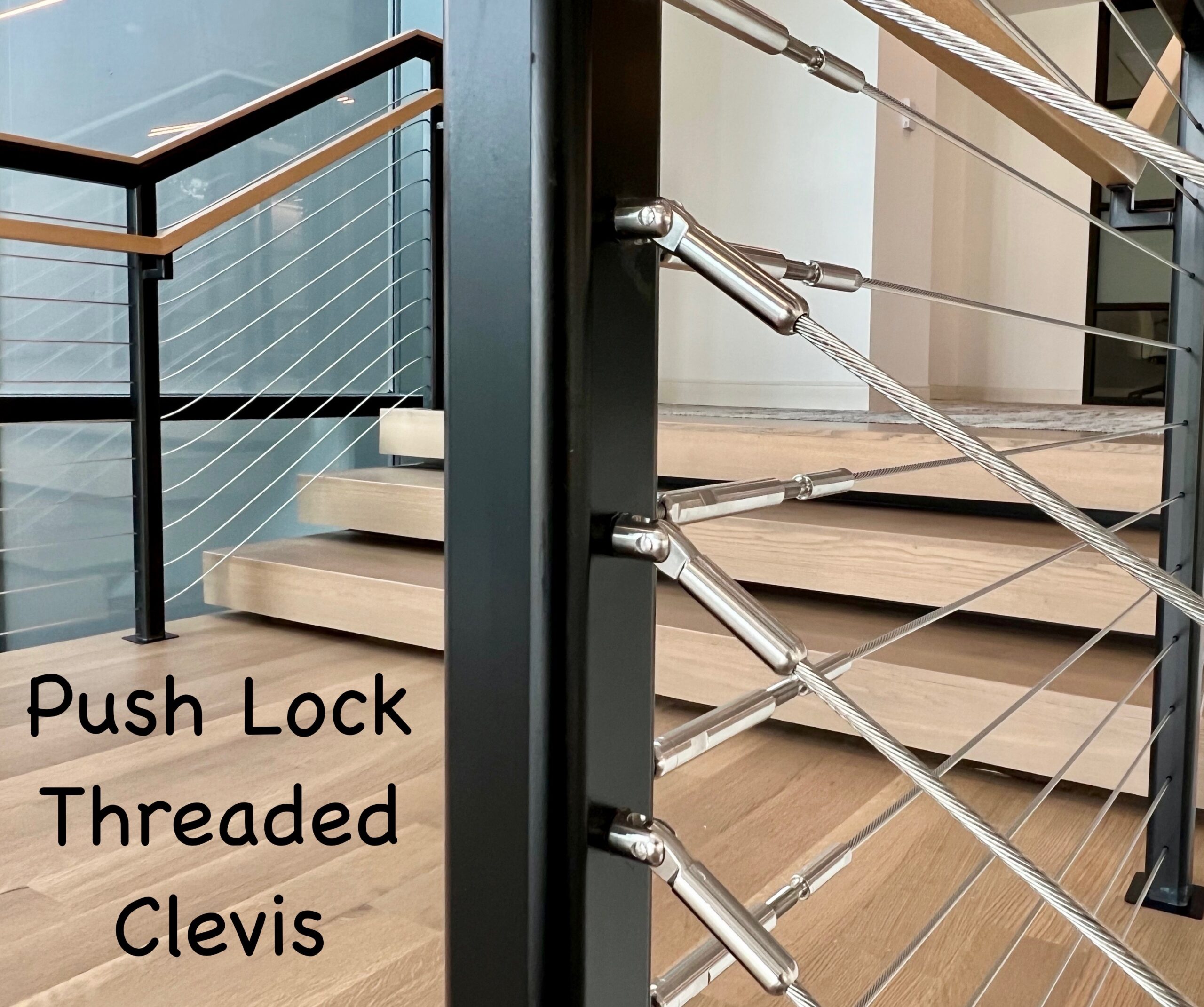 Push Lock Threaded Clevis 2
