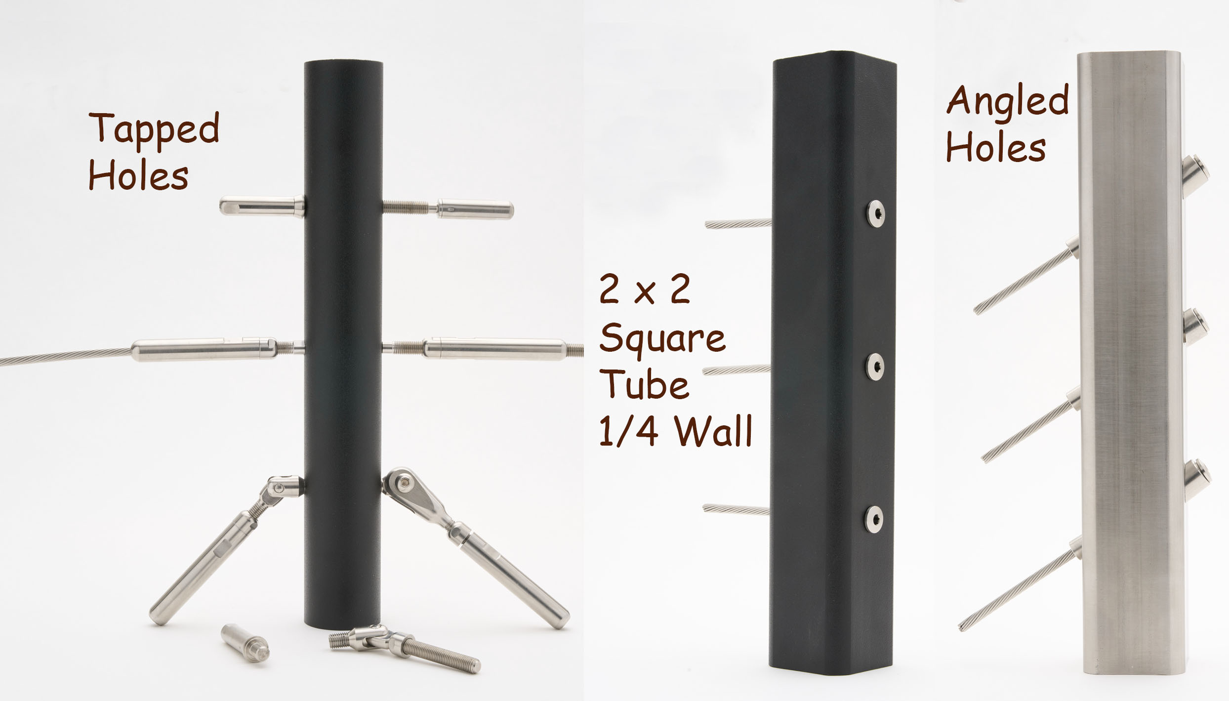 cable railing hole drilling services